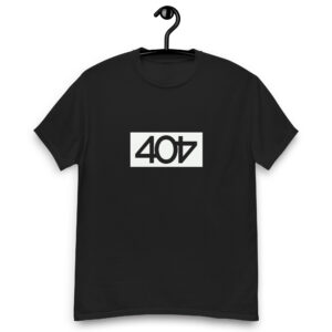 404 Classic Tee Men – Black